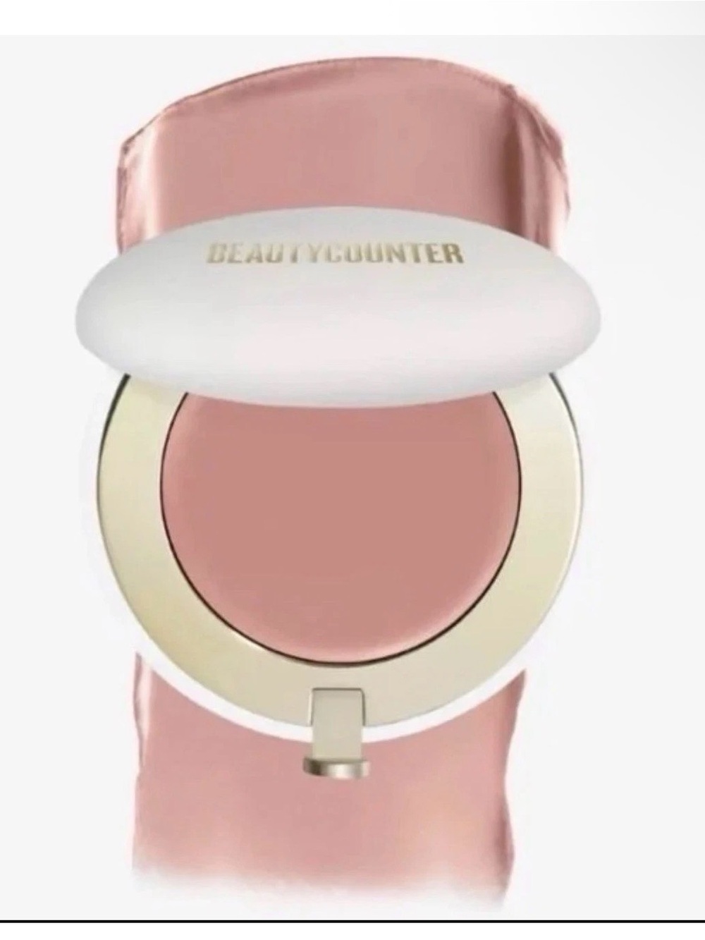 Beautycounter Cheeky Clean Cream Blush in Chai Finger Mark/ Smudge  Read